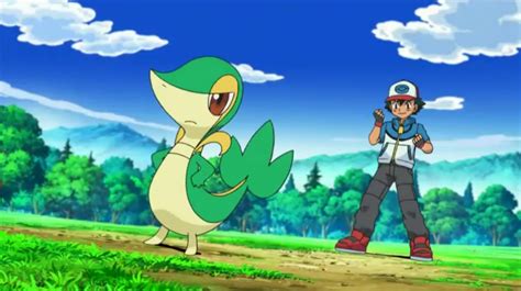 Imagen - EP717 Snivy junto a ash.png | WikiDex | FANDOM powered by Wikia