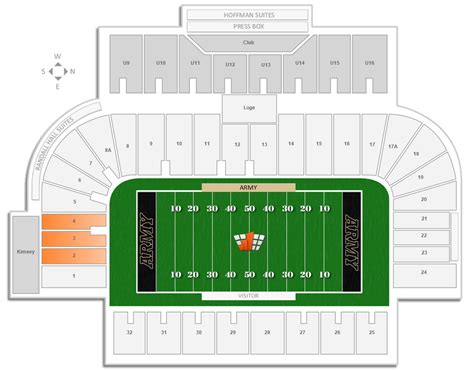 Army Football Stadium Seating Chart | Elcho Table