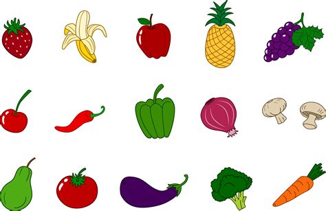 Vegetables Clipart - Clip Art Library