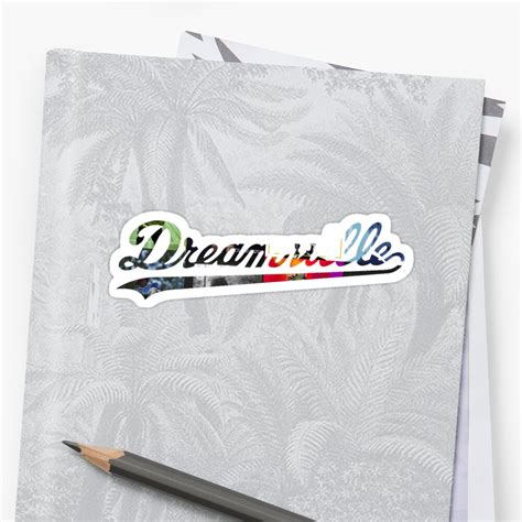 "Every J Cole Project - Dreamville Logo" Sticker by SilvaDesigns | Redbubble