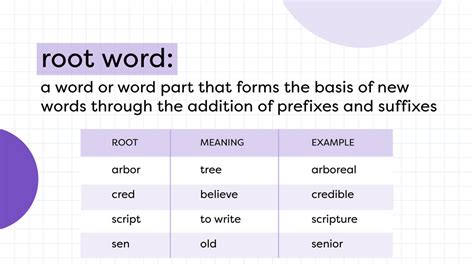 The Word Examples