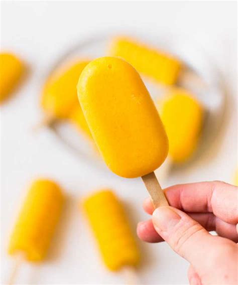 Easy Mango Popsicles (2 Ingredients) – Blooming Nolwenn