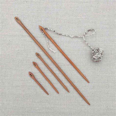 Wooden Needles for Tapestry Weaving, Nalbinding and Toothbrush Weaving ...