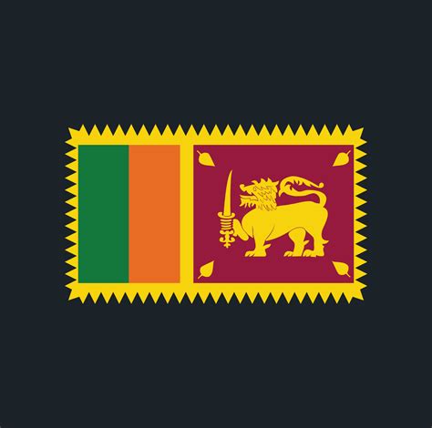 Sri Lanka Flag Vector Design. National Flag 6997085 Vector Art at Vecteezy