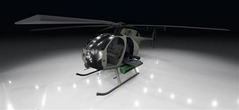 MH-6 Armed Military Helicopter – Clearly Development