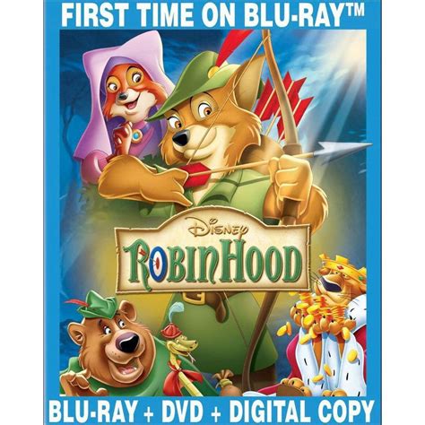 Robin Hood (40th Anniversary Edition) (Blu-ray) | Disney blu ray, Robin hood disney, Robin hood