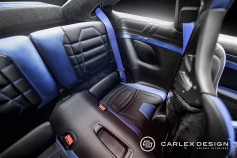 Porsche 911 Gets Electric Blue Interior by Carlex Design - autoevolution