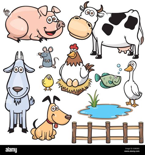 Introducir 62+ imagen dibujos animales de la granja - Viaterra.mx