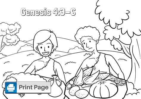 Free Printable Cain And Abel Coloring Pages - FREE PRINTABLE TEMPLATES