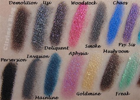 Urban Decay 24/7 Glide On Eye Pencil Eyeliner Swatches