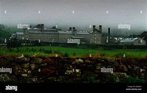 DARTMOOR PRISON PRINCETOWN ON DARTMOOR ENGLAND HMP DARTMOOR SHROUDED IN MIST AND CLOUD HIGH ON ...