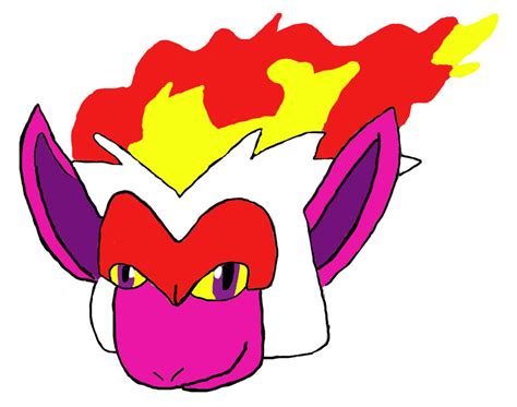 shiny infernape head by flawlessgirl on DeviantArt