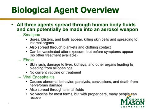 Biological Warfare Agents