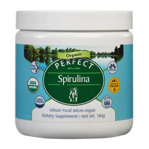 Perfect Spirulina - Organic & Fairly-Traded Spirulina 120 Powder