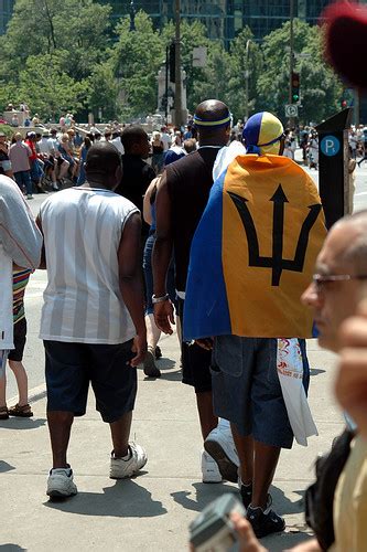 Bajan Pride | Lots of people were wearing the flags of their… | Flickr