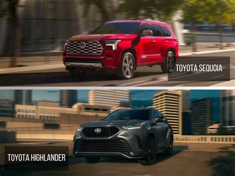 Toyota Sequoia vs. Highlander | Compare Toyota SUVs | DARCARS Toyota of Silver Spring