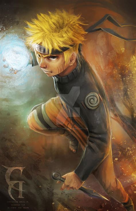 Uzumaki Naruto Fan Art by christianamiel21 on DeviantArt