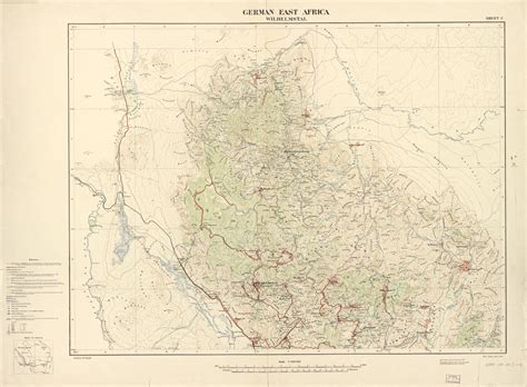 Map, Available Online, German East Africa. (g8440m.gct00178/) | Library of Congress