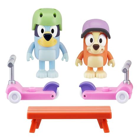 Bluey Scooter Time Vehicle , Bluey & Bingo Articulated Figures - Walmart.com in 2021 | Playset ...