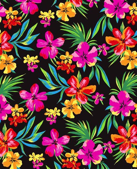 Tropical Pattern Wallpaper | Prints, Floral painting, Pattern wallpaper