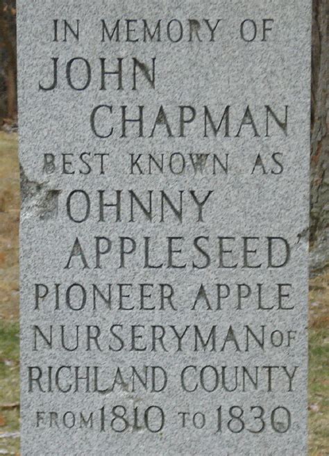 Johnny Appleseed Quotes. QuotesGram