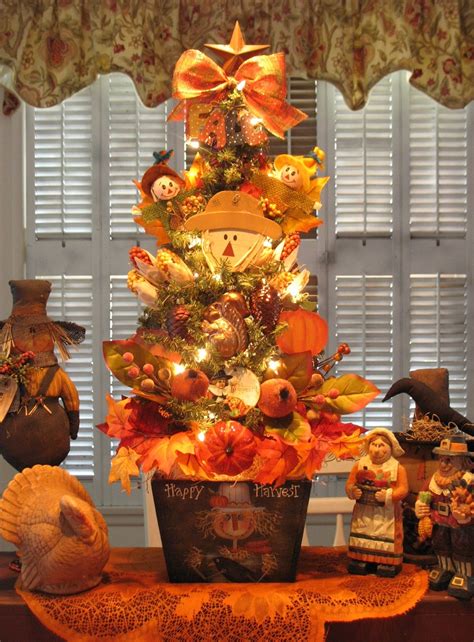 Harvest Blessings - 29" Scarecrow Tree - Pattern by Terrye French & Deb ...