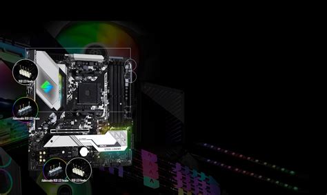 ASRock B550M STEEL LEGEND Micro ATX Motherboard - Newegg.com