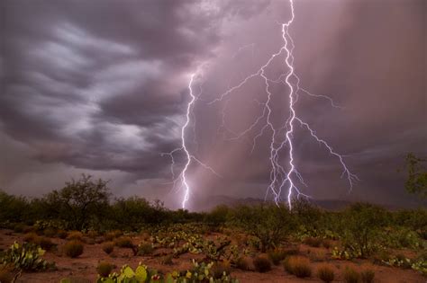 Close Lightning in the Desert by Roger Hill / 500px | Beautiful nature ...