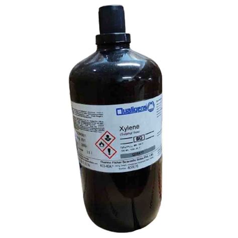 Qualigens Xylene Chemical, Liquid at best price in New Delhi | ID: 25349860973