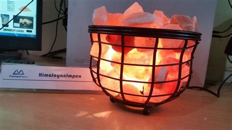 HIMALAYAN SALT BASKET BY HIMALAYAN IMPEX | Lamp, Himalayan salt lamp ...