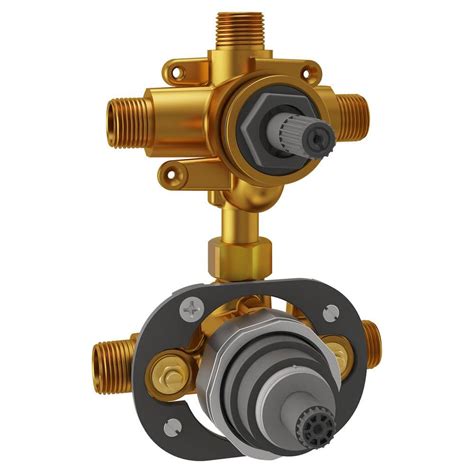 American Standard Flash 3-Way Integrated Shower Diverter Rough-In Valve with Pressure Balance ...