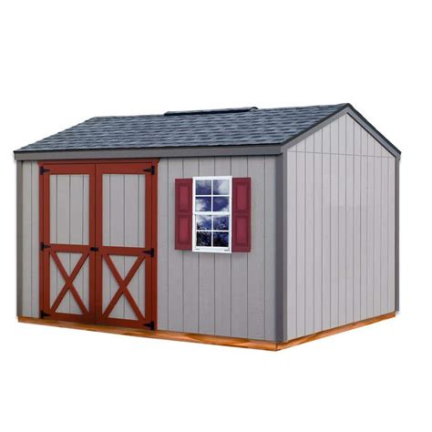 Best Barns Belmont 12 ft. x 20 ft. Wood Storage Shed Kit with Floor ...