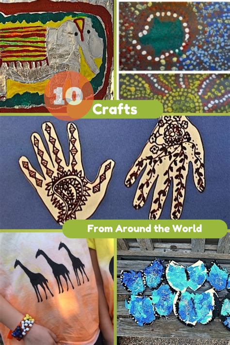 10 Crafts from Around the World | World crafts, Art lessons, Elementary art