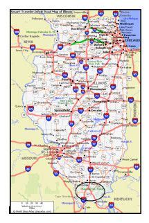 Map Of Southern Illinois Wine Trail