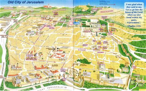 Map Of Jerusalem Old City - Maps Model Online