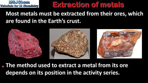 Extraction Of Metals - astonishingceiyrs