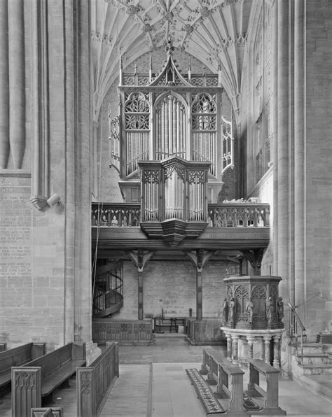 Sherborne Abbey, Dorset: the choir, pulpit and organ | RIBA pix