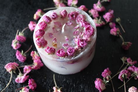 Buy Handmade Rose Scented Candle - BloomyBliss