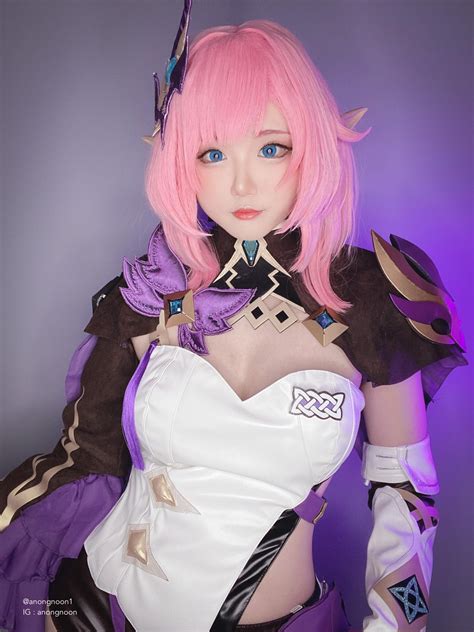 My Miss Pink Elf♪ cosplay ! 💖 : r/honkaiimpact3