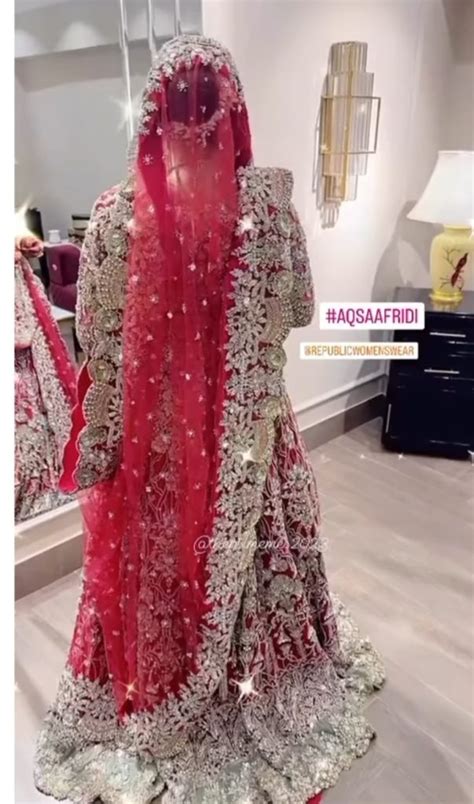 Shahid Afridi Daughter Aqsa's Wedding Dresses Price | Reviewit.pk