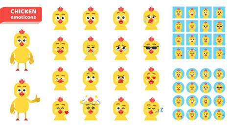 1,000+ Chicken Emoji Stock Illustrations, Royalty-Free Vector Graphics ...