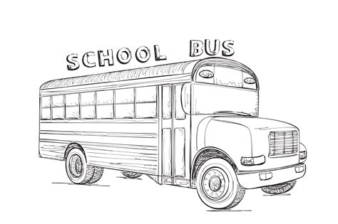 School Bus. Transport | Custom-Designed Illustrations ~ Creative Market