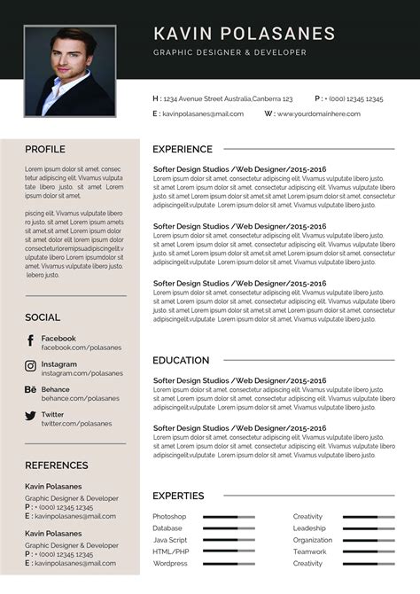 It Resume Template : 40+ Modern Resume Templates | Free to Download | Resume Genius / Study our ...