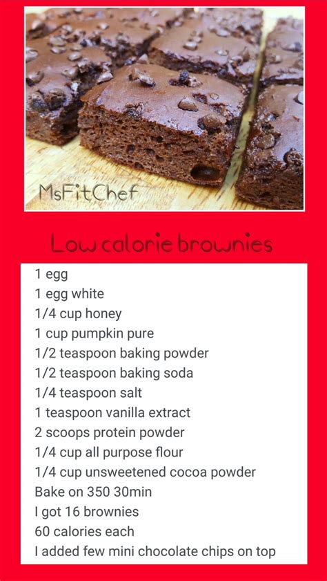 Low calorie brownies | Low calorie brownies, Baking, Unsweetened