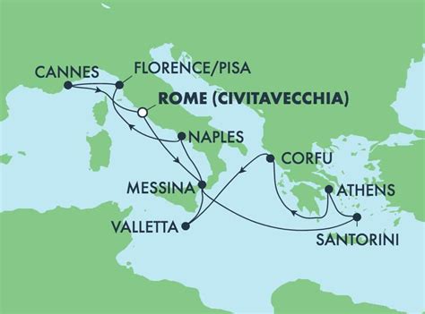 Cruise From Athens To Rome 2024 - Image to u