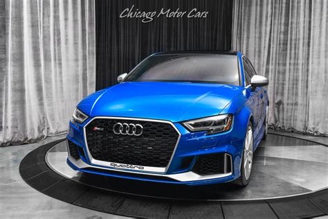 Used 2018 Audi RS3 2.5T quattro Ara Blue Crystal Effect! 400HP! Carbon ...