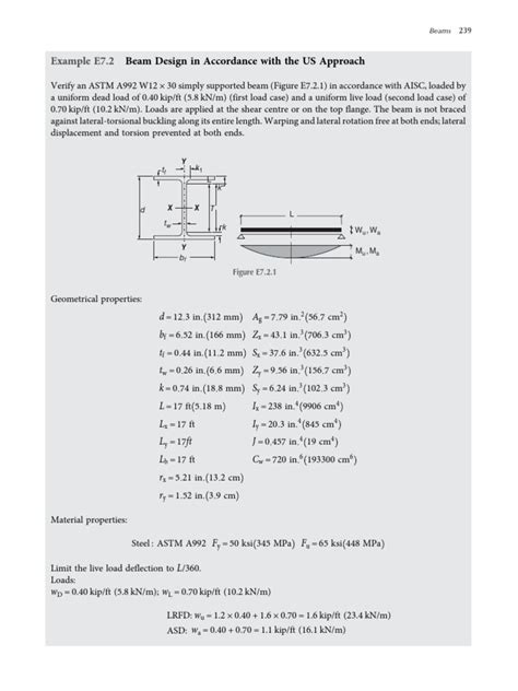 Verify ASTM A992 W12 × 30 | PDF | Buckling | Young's Modulus