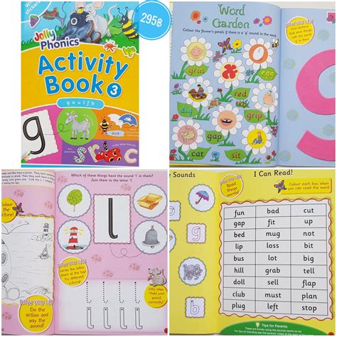 Jolly Phonics Activity Books, set 1-7