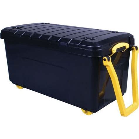 Large Really Useful Storage Box with Wheels - 160L