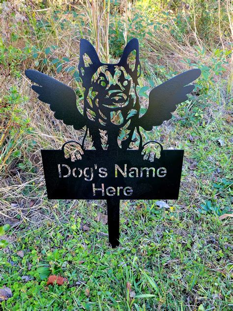 Dog Grave Marker – MetalWood Fabrication